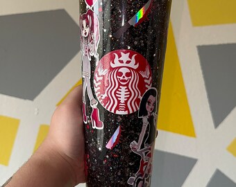 Baddies Spooky Starbucks Snowglobe Tumbler **SEALED**