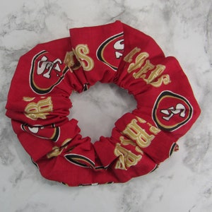 San Francisco 49ers SCRUNCHIES - Handmade 100% Cotton