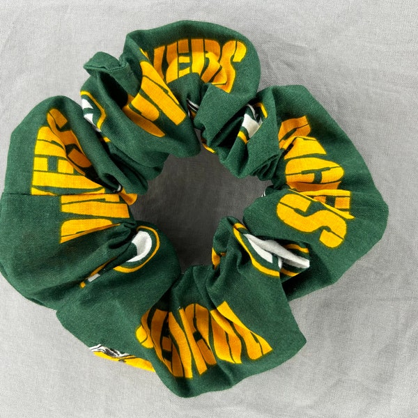 Green Bay Packers SCRUNCHIES - Handmade 100% Cotton