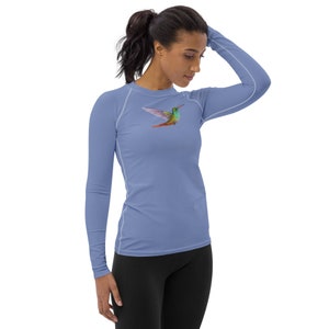 Slimming Rash Guard for Women: Moisture-Wicking, Athletic Workout, Running, Water Sports, Surfing, Fishing, BJJ, Swimming (UPF)