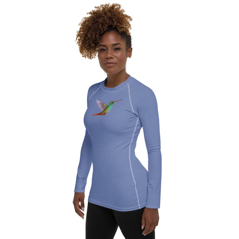 Slimming Rash Guard for Women: Moisture-Wicking, Athletic Workout, Running, Water Sports, Surfing, Fishing, BJJ, Swimming (UPF)