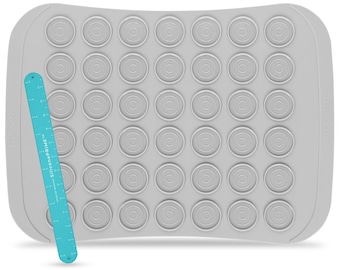 Silicone Macaron Baking Mat | Reusable Cookie Sheet, Food Safe Pure Platinum Silicone