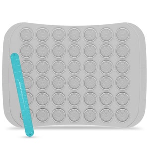 silicone macaron baking mat round cookie