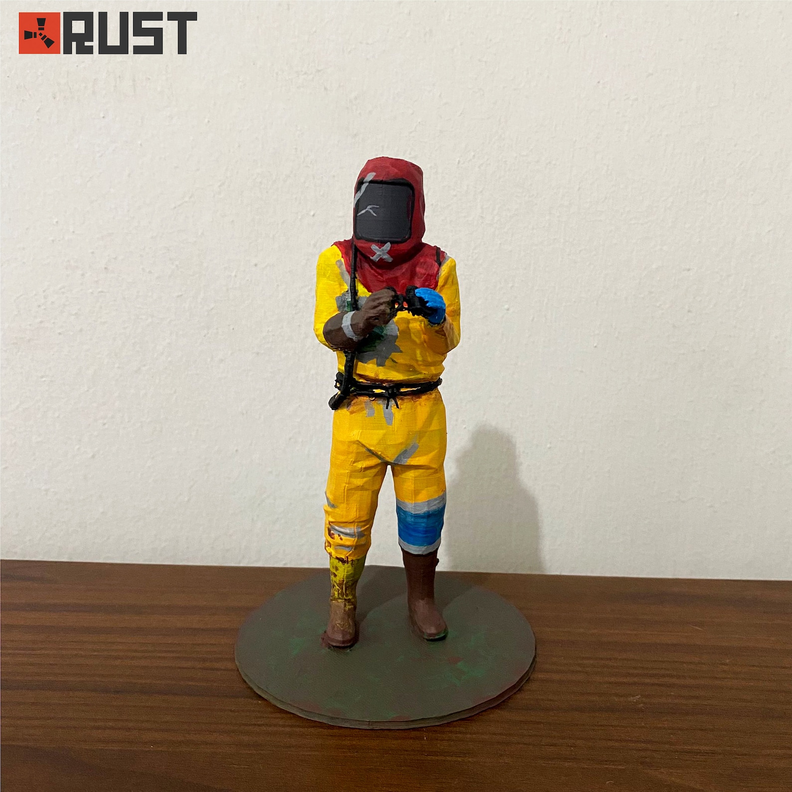 Rust Hazmat Suit Statue Facepunch Studios Gift for Rust Etsy