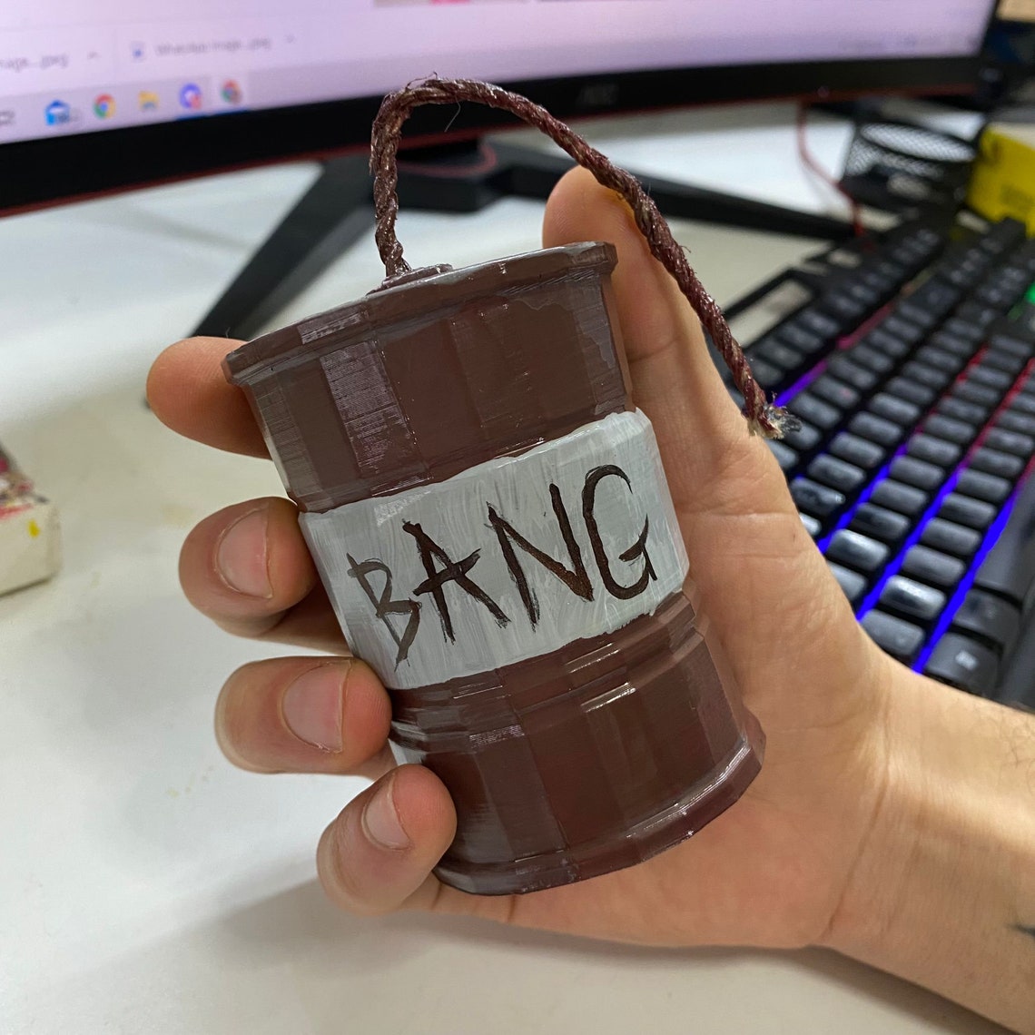 Rust Beancan Grenade Life Size Rust Player Gift Etsy