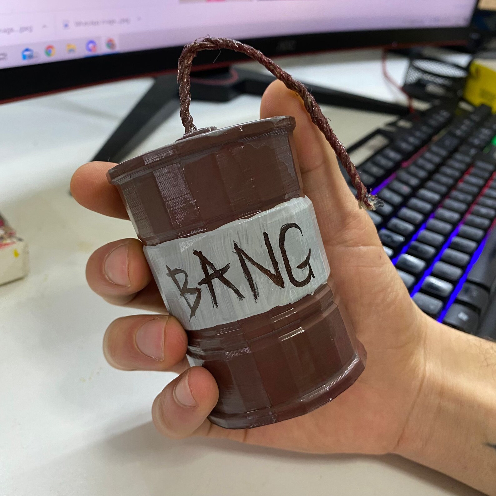 Rust Beancan Grenade Life Size Rust Player Gift Etsy