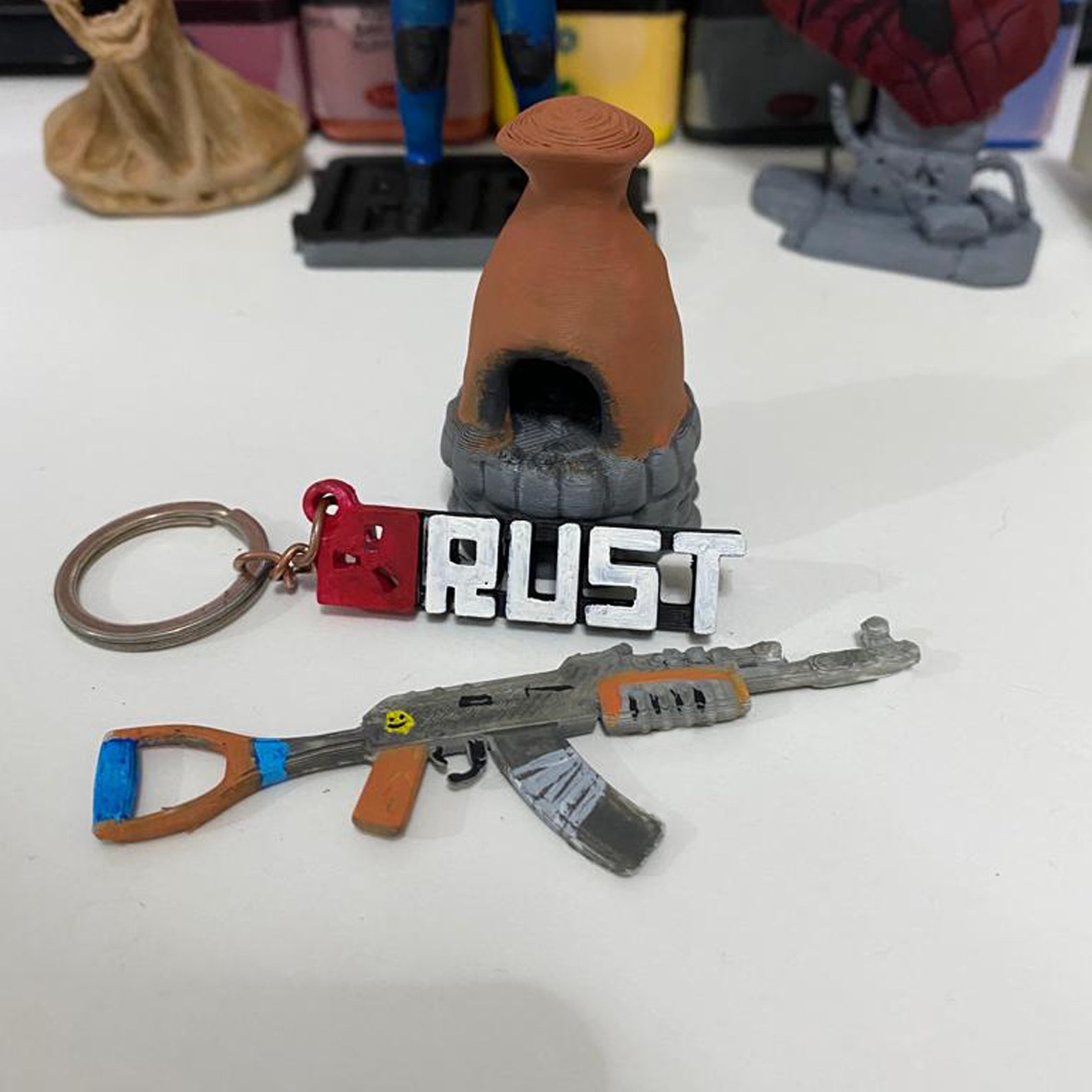 Rust 3D Item Gift Set Rust AK47 Rust Furnace Rust Game | Etsy