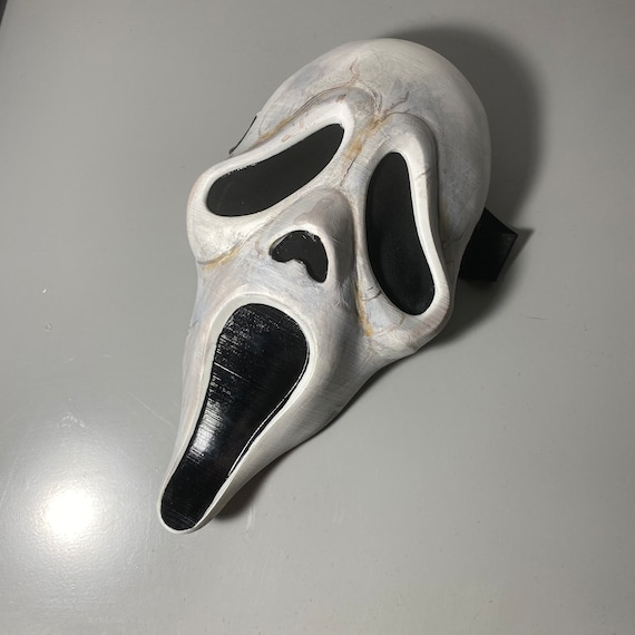 Scary Ghost Face Halloween Mask Scary Mask - Temu