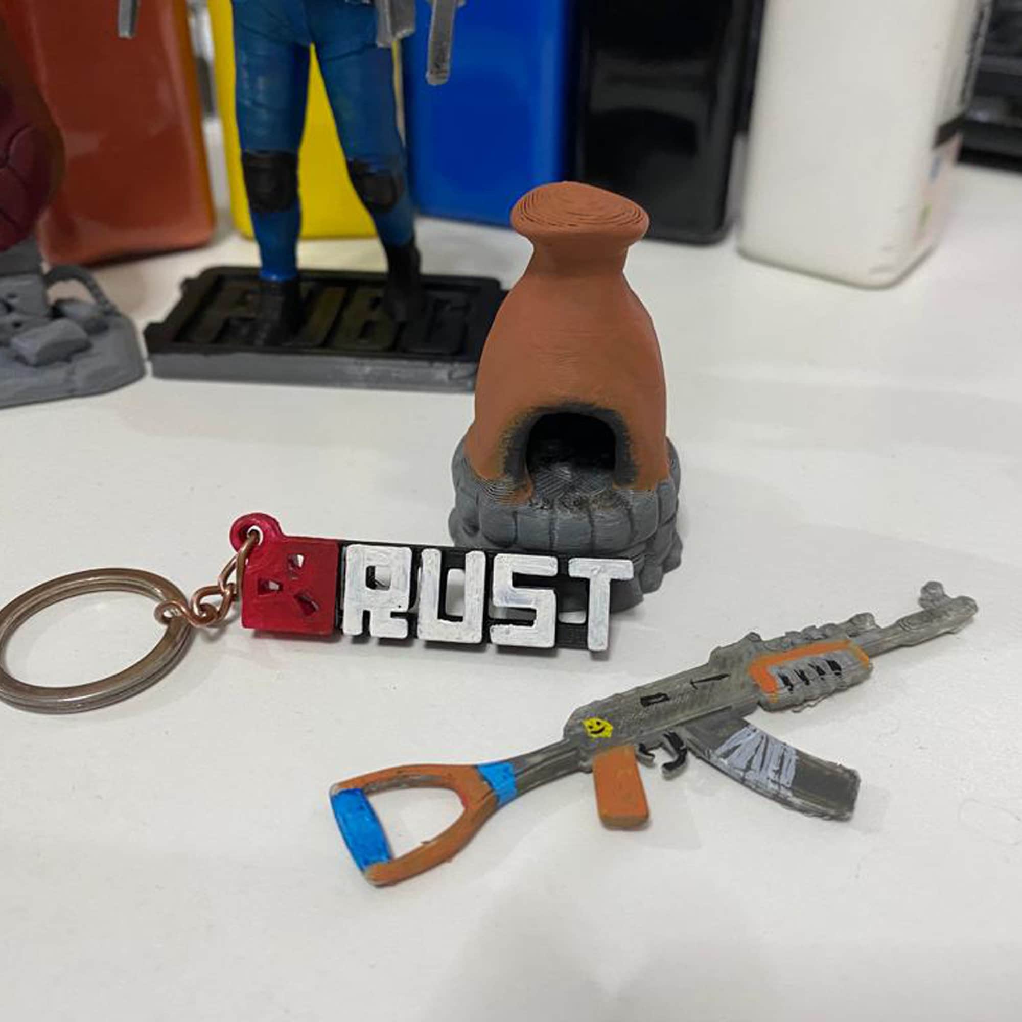 Rust 3D Item Gift Set Rust AK47 Rust Furnace Rust Game - Etsy