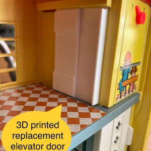 Elevator Door, 3D Printed Replacement Parts For Little People Play Family Hospital
