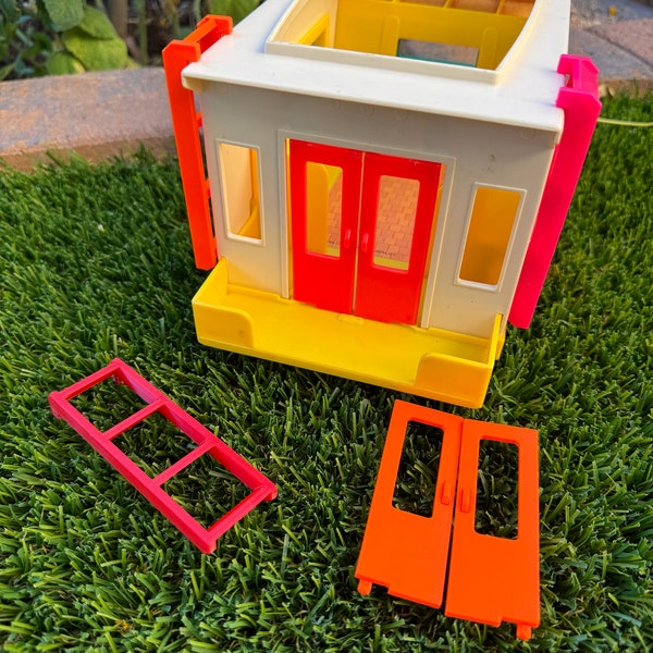 Camper Ladder and Doors 3D Printed Replacement parts for Vintage Little People Play Family Camper