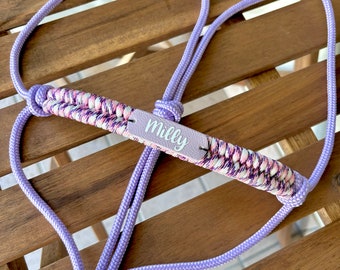 Capezza in Corda per cavallo  - Rope Halter personalizzata con nome - Natural Horsemanship - Horse halter handmade