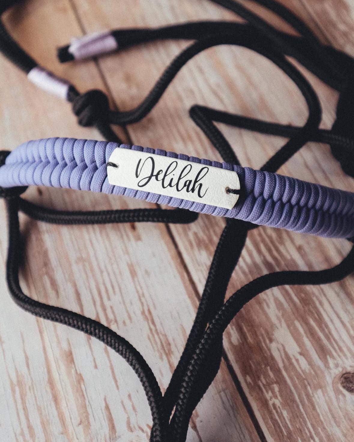 Personalized rope halter - Licol éthologique cheval - Knotenhalfter pferd - Rope halter handmade