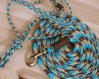 Handmade halter and lead rope set – professional rope
