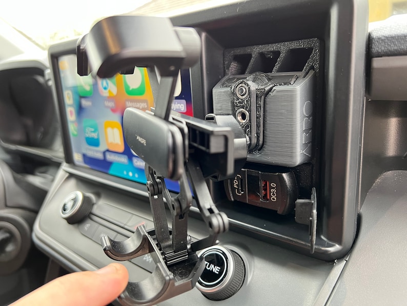 Ford Maverick Truck Dash Mount Cubby Mount Phone Holder Etsy UK