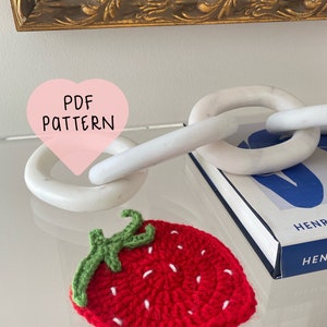 Strawberry Coaster Pattern