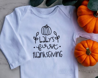 Bebés Primer Día de Acción de Gracias Otoño Festivo Onesie Bodysuit