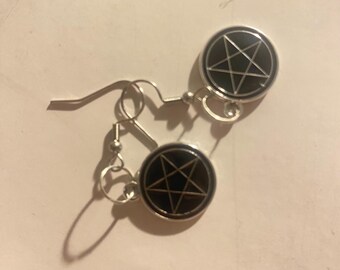 Witchy Pentagram Earrings