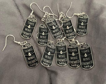 tears of my enemies earrings