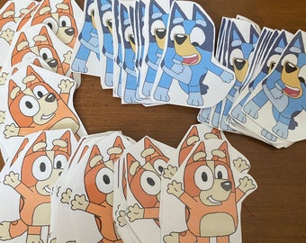 Bingo and bluey stickers