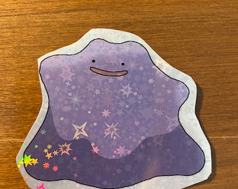 Holographic ditto sticker