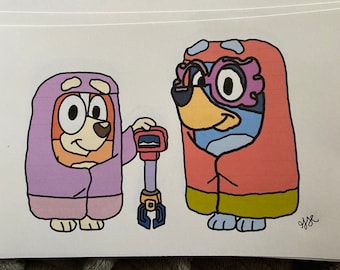 The grannies from bluey print