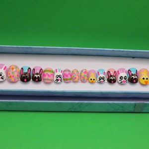 Kids Easter Press On Nails