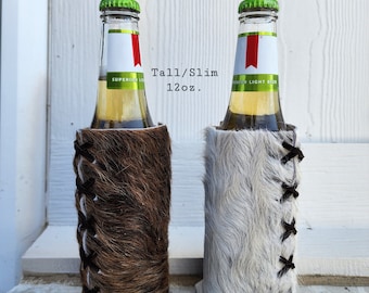 Cowhide Drink Holder