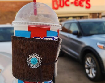 Cowhide Drink Wrap