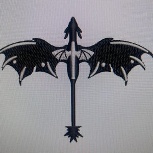 Fourth Wing Embroidery Designs | Bookish Embroidery | dragons 2 files image 2