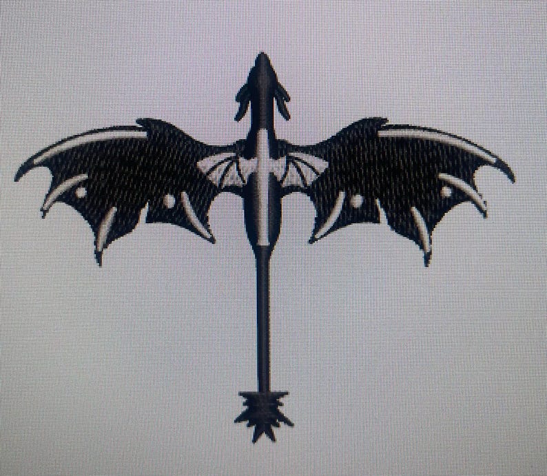 Fourth Wing Embroidery Designs | Bookish Embroidery | dragons 2 files image 2