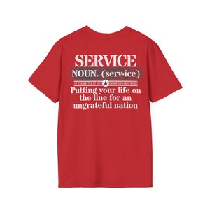 Service Shirt Tee Navy Air Force Marines Military Shirt gift Military Retirement Gifts Veterans Gifts Military Shirt DD214