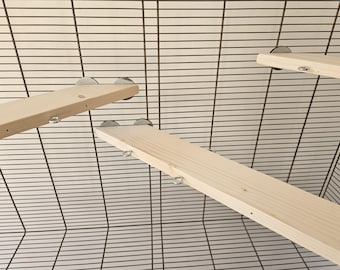 Pet Cage Corner Ledge Bundle (3pcs) *Discounted Solely Due To Cosmetic Imperfections* - Accessories, Rat, Bird, Chinchilla, Platform, Shelf