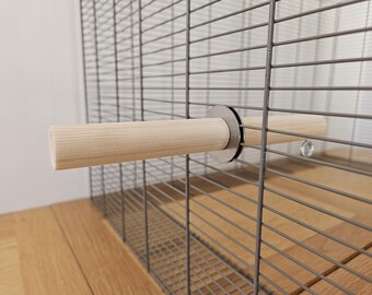 Dual-Ended Cage Perches & Hook Set (2pcs) - Pet Supplies, Accessories, Natural Enrichment, Hanging Toy, Rat, Mouse, Degu, Bird, Free Roam