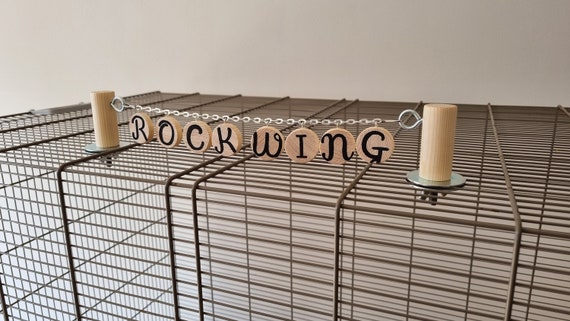 Personalised Name Sign for Pet Cage Custom Safe Non toxic Ink Bird Rabbit Guinea Pig Rat Hamster Degu Chinchilla Mouse Playpen Etsy UK