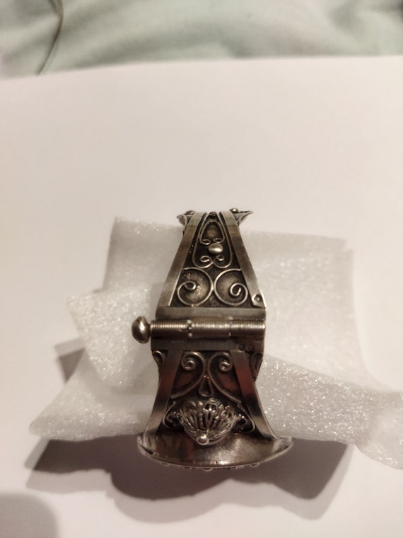 Berber bracelet in solid silver - image 7