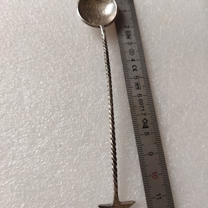 Small silver spoon. Morocco.