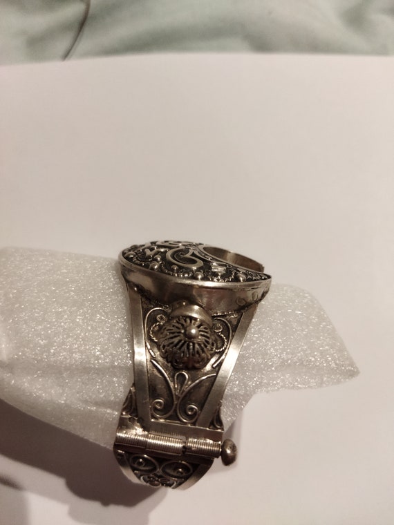 Berber bracelet in solid silver - image 6