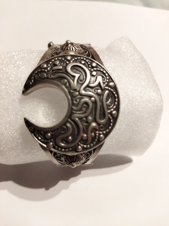 Berber bracelet in solid silver - image 1