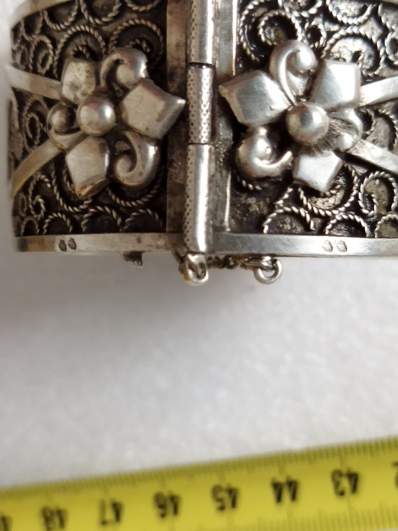 Tunisian bracelet in solid silver. - image 4