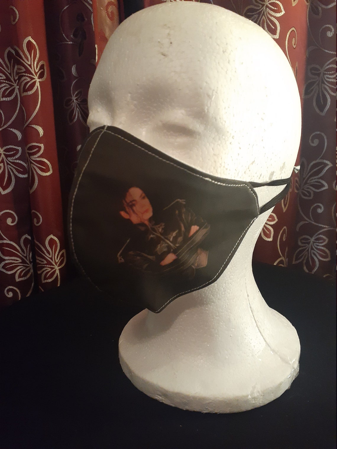 Double Picture Michael Jackson Face Mask Etsy