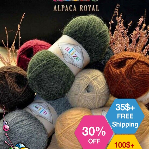Alize Alpaca Royal, Bamboo Yarn, Acrylic Yarn, Autumn Winter Collection