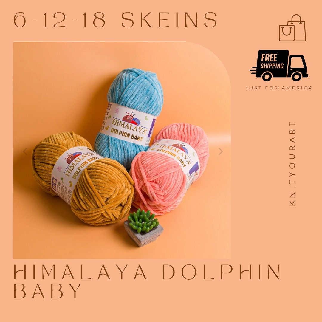 12 Skeins Himalaya Dolphin Baby Free and Fast Shipping , Himalaya