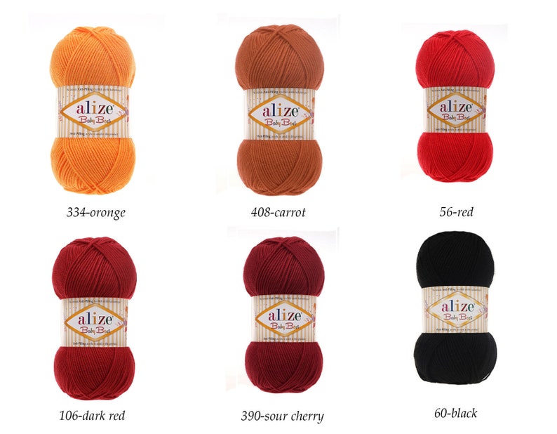 Alize Baby Best Bamboo Yarn Acrylic Yarn Baby Yarn Anti Etsy