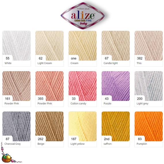 Пряжа Alize Cotton Gold Fine Baby Купить