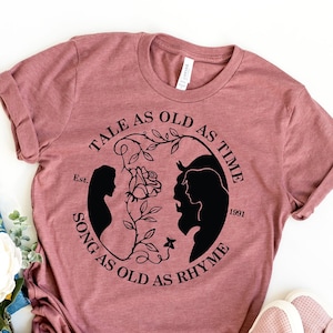 Tale As Old As Time Shirt, Beauty And The Beast Shirt, Disney Beauty And The Beast, Disney Princess Shirt, Princess Belle Shirt, Disney Tees