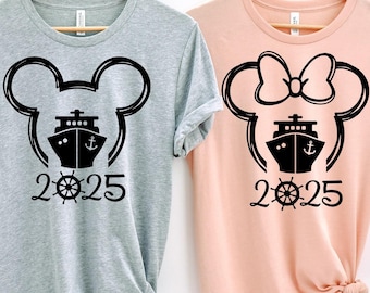 Disney Cruise 2025 Couple Shirts, Disney Cruise 2025 Shirts, Disney Family Shirts, Disney Trip Shirts, Disney Matching Shirts, Disney 2025