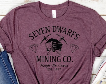 Seven Dwarfs Mining Co Shirt, Disney Snow White Shirt, Disneyland Trip Shirt, Disney Princess Shirt, Princess Shirt, Snow White Disney Shirt