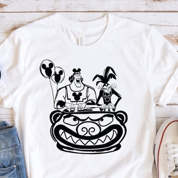 Kronk en Yzma, Kronk en Yzma shirt, de keizers nieuwe Groove shirt, Disney schurk shirt, Disneyland shirt, Disney World shirt, Disney Tees