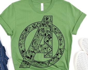 Avengers Logo, Avengers Shirt, Avengers Gift, Disney Avengers Shirt, Avengers Disney Shirt, Disney Family Trip, Disney Trip Shirt,